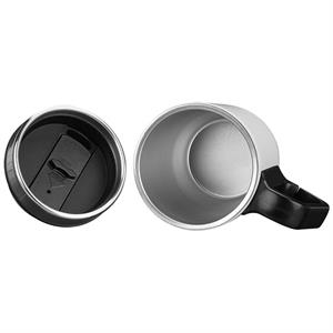 S-link SL-TM1975 Mat Beyaz 240ML Iç 304 Dış 201 Paslanmaz Çelik Termos Kupa