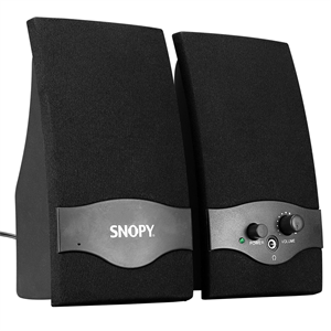 SNOPY SN-84, 4W, 1+1, Masa Üstü, USB, SPEAKER (Siyah)