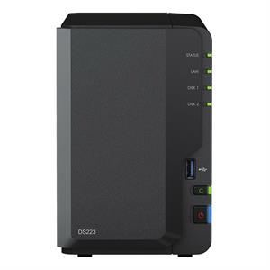SYNOLOGY DS223 2 X 3,5 SATA Destegi RAID(1-0-5-6-10) NAS Server