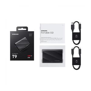 Samsung 4TB T9 MU-PG4T0B-WW Mini USB 3.2 Gen 2.2 Type C Siyah Taşınabilir SSD