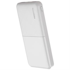 SnapMax SNP-3009 Beyaz 10.000 mah Powerbank 2x USB Çıkışlı 1 Type-C ve 1 Micro Girişli