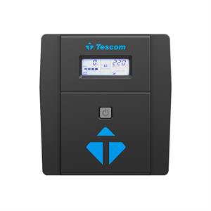 TESCOM LEO 1000VA (2x12V 7AH Akü) Line Interactive 5/10 dk UPS