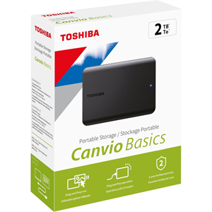 TOSHIBA HDTB520EK3AA, Canvio Basics, 2TB, 2.5