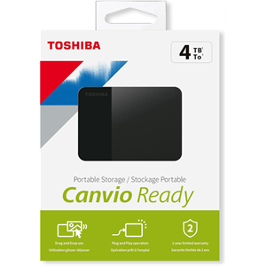 TOSHIBA HDTP340EK3CA, Canvio Ready, 4TB, 2.5