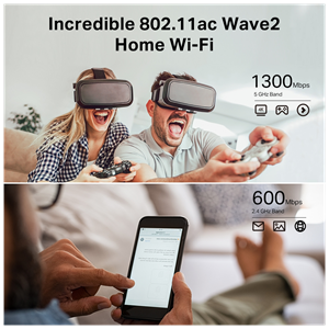 TP-LINK ARCHER C80, AC1900, 4Port, 1900Mbps, Dual Band MU-MIMO WiFi, Masaüstü, Gigabit, Router, Access Point