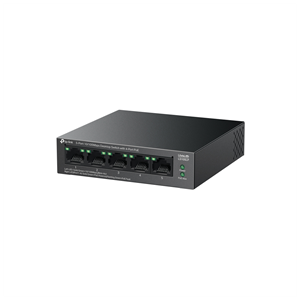 TP-LINK LS105LP, Green Tech, 5 Port, MegaBit, 4 Port PoE 41W, Metal Kasa, Yönetilemez, Masaüstü Switch