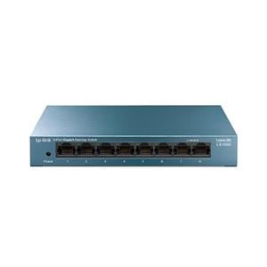 TP-LINK LS108G 8 port Gbit Desktop Yönetilemez Çelik Kasa Switch