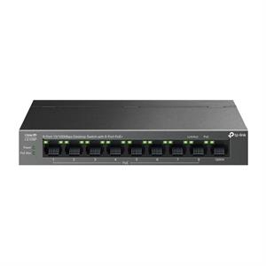 TP-LINK LS109P 9 Port Mbit 8 Port PoE+ 63W 1xMbit Uplink Desktop Yönetilemez Çelik Kasa Switch