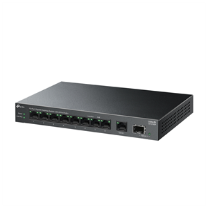 TP-LINK LS1210GP, Green Tech, 8 Port Gigabit, PoE 61W, 1 Port Gigabit Uplink, 1 Port Gigabit SFP, Yönetilemez Masaüstü Switch
