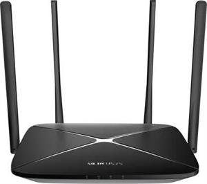 TP-LINK MERCUSYS AC12G 3× LAN, 1×WAN Port (Gigabit) 300Mbps2.4GHz+867Mbps5GHz 4xAnten Router