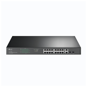TP-LINK SG1218MP, 16 Port, Gigabit, PoE 250W, 2 Port Gigabit Combo SFP, Rackmount, Yönetilemez, Switch