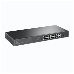 TP-LINK SG1218MP, 16 Port, Gigabit, PoE 250W, 2 Port Gigabit Combo SFP, Rackmount, Yönetilemez, Switch