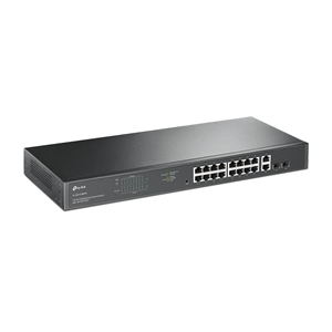 TP-LINK SG1218MPE, 16 Port, Gigabit, PoE 250W, 2 Port Gigabit Combo SFP, Rackmount, Yönetilebilir, Switch