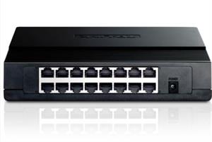 TP-LINK TL-SF1016D 16 Port Mbit Desktop Yönetilemez Plastik Kasa Switch