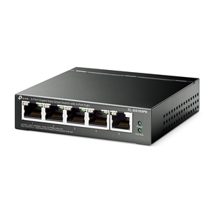 TP-LINK TL-SG105PE, 5 Port, GigaBit, 4 Port Poe, 65W, Easy Smart, Yönetilebilir, Metal Kasa, Masaüstü Switch