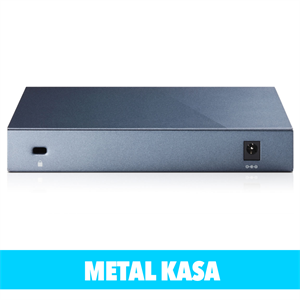 TP-LINK TL-SG108, 8 Port, GigaBit, Yönetilemez, Metal Kasa, Masaüstü Switch