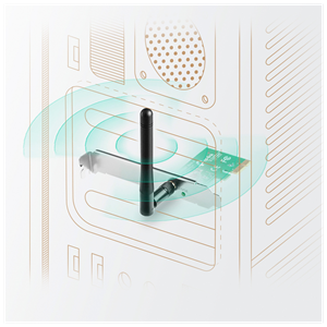 TP-LINK TL-WN781ND, 150Mbps, 2.4Ghz, 2dBi Anten, PCI-Express WIRELESS ETHERNET