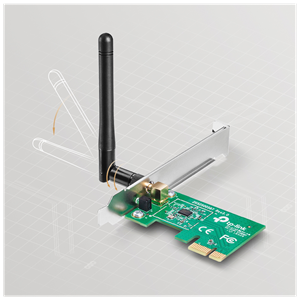 TP-LINK TL-WN781ND, 150Mbps, 2.4Ghz, 2dBi Anten, PCI-Express WIRELESS ETHERNET