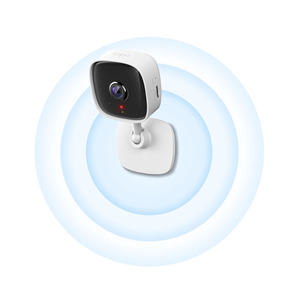 TP-LINK Tapo C100, Bebek/Ev Güvenlik Kamerası, WiFi, 1080P, 20Mt Gece Görüşü, Hareket algılama, Ses ve Işık Alarmı, İki Yönlü Ses