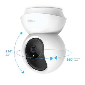TP-LINK Tapo C200C, Bebek/Ev Güvenlik Kamerası, WiFi, 1080P, 12Mt Gece Görüşü, PAN/TILT, iki Yönlü Ses