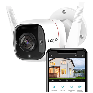 TP-LINK Tapo C310, 3,0Mpix, İç ve Dış Mekan, IP66, WiFi, 30Mt. Gece Görüşü, İki Yönlü Ses Güvenlik Kamerası