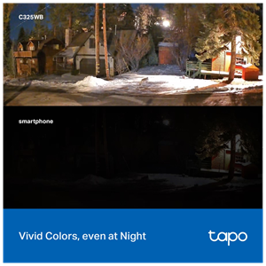 TP-LINK Tapo C325WB, 2K QHD, Dış Mekan, IP66, WiFi-Ethernet, Renkli Gece Görüşü, İki Yönlü Ses Güvenlik Kamerası