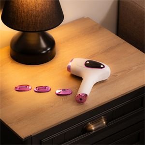 UMIE IPL98 Beyaz, 1Milyon Atım, Buzlu Quartz Tüp, 3 Başlık, 9 Hız Kademeli, IL Lazer Epilasyon Cihazı.