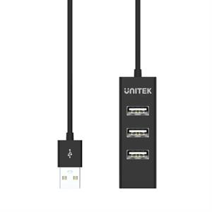 UNITEK TYPE-A TO 4 PORT USB HUB 80CM KABLO(Y-2140)