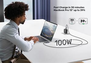 UNITEK TYPE-C HIZLI ŞARJ 90D 2MT 100W(C14123BK-2M)