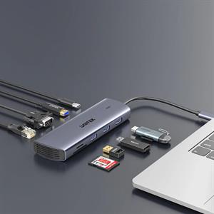 UNITEK USB-C 9in1 UNIVERSAL DOCK STATION (D1113A)