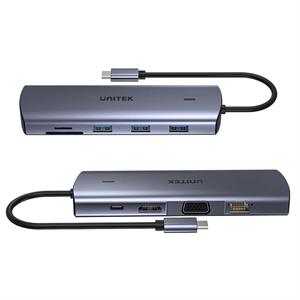 UNITEK USB-C 9in1 UNIVERSAL DOCK STATION (D1113A)