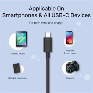 UNITEK USB3.0 TO USB-C ŞARJ 1.5MT (C14103BK-1.5M)
