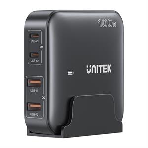 Unitek 100W Masaüstü Şarj İstasyonu Siyah (P1229ABK)