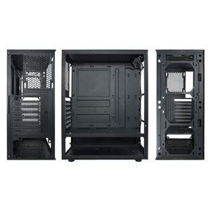 VENTO VG15FE ATX Tower, 650W 80+ Siyah, Temperli Cam, RGB, ATX GAMING KASA