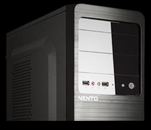 VENTO VS114F 500W Peak Siyah Mid Tower ATX Kasa