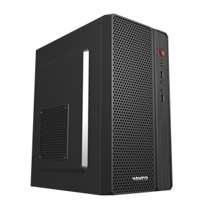 VENTO VS118S Mid Tower, 300W Siyah, ATX Kurumsal KASA