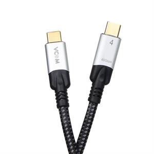 Vcom CU560-1.2 Type-C to Type-C 1,2m 40Gbps USB4 5A Şarj Kablosu