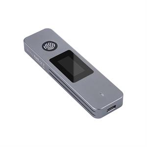 Vcom CU855SN-F USB 3.2 Gen 2 Type-C M.2 NVMe Parmak İzli SSD HDD Kutusu