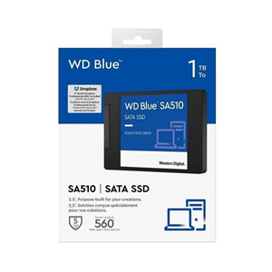 WD Blue SA510, WDS100T3B0A, 1TB, 560/510, 3D NAND, 2,5