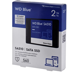 WD Blue SA510, WDS200T3B0A, 2TB, 560/510, 3D NAND, 2,5