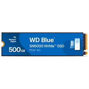 WD Blue SN5000, WDS500G4B0E, 500GB, 5000/4000, Gen4, NVMe PCIe M.2 2280,  SSD