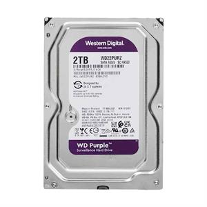 WD PURPLE 2TB 5400RPM 64MB SATA3 WD23PURZ 7/24 HDD