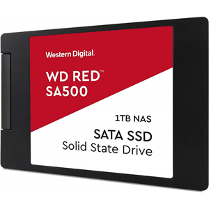 WD Red SA500, WDS100T1R0A, 1TB, 560/530, SERVER ve NAS için Enterprise, 2,5