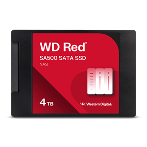 WD Red SA500, WDS400T2R0A, 4TB, 560/530, SERVER ve NAS için Enterprise, 2,5