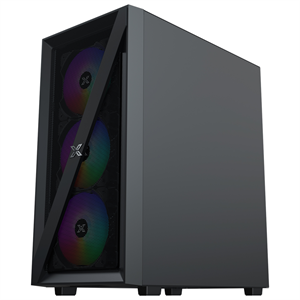 Xigmatek EN40979, BLADE, 650W 80+, Mesh Panel, Tempered Glass, Rainbow, ATX GAMING KASA