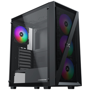 Xigmatek EN40979, BLADE, 650W 80+, Mesh Panel, Tempered Glass, Rainbow, ATX GAMING KASA