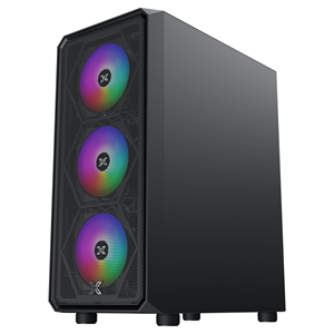Xigmatek EN46476, Duo X ODIN II, 650W, Mesh Panel, Tempered Glass, RGB, ATX GAMING KASA