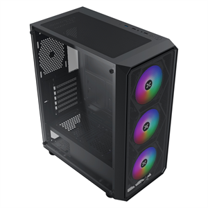 Xigmatek EN46476, Duo X ODIN II, 650W, Mesh Panel, Tempered Glass, RGB, ATX GAMING KASA