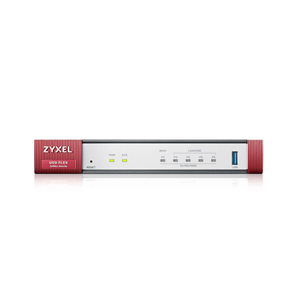ZYXEL ZYWALL USG FLEX100, Firewall Cihazı, +1 Yıllık Lisans Dahil (50 Kullanıcı)