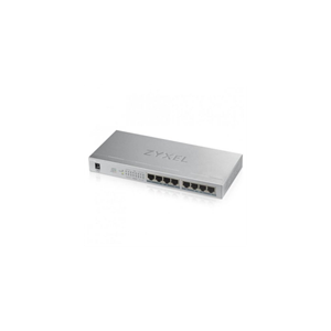 ZyXEL GS1008HP, 8 Port, GigaBit, PoE 60W, Yönetilemez, Masaüstü Switch